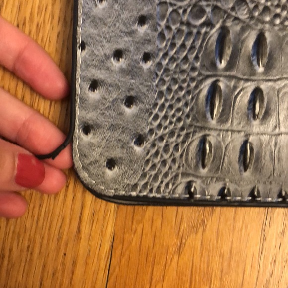 Textured Gray Coin Pouch - Picture 9 of 12